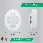 دتکتورهای حرارتی هوشمند ZI-H 715 زیتکس (Zitex) - تصویر 3