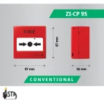 شستی‌های اعلام حریق زیتکس (Zitex) مدل CP95 - تصویر 6